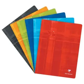 Cahier piqu&eacute; 24x32 cm 96 pages grands carreaux - couleur al&eacute;atoire 