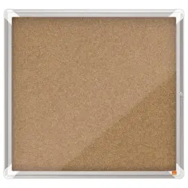 Vitrine d'int&eacute;rieur en li&egrave;ge Premium Plus - 6 x A4 - NOBO 