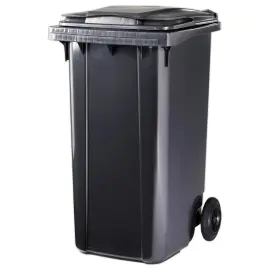 Container 2 roulettes 240 litres avec couvercle 