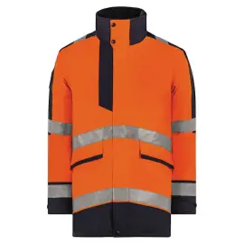 Parka orange haute visibilit&eacute; E-VISION - Label GRS - Taille S - T2S 