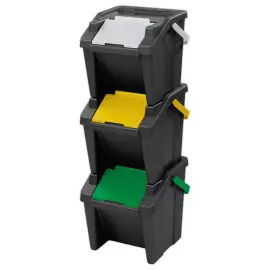 3 Kit de tri selectif Tower 30L 