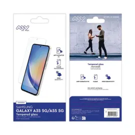 Verre tremp&eacute; pour Samsung Galaxy A35 5G et 155 5G 