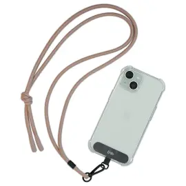 Cordon universel pour smartphone beige 