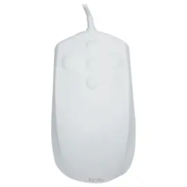 Souris filaire m&eacute;dicale blanc 