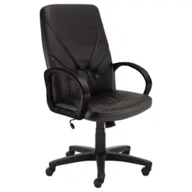 Fauteuil MANAGER croute de cuir mont&eacute; 