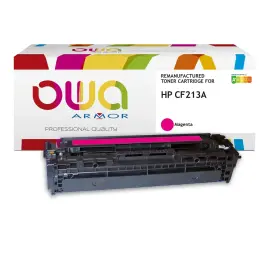 Toner &eacute;quivalent HP CF213A - Magenta - Owa 