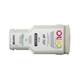 Cartouche &eacute;quivalent HP pour traceurs 727 300 ml - Noir mat - Owa 