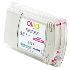 Cartouche pour traceurs HP90 400 ml - Magenta - Owa 