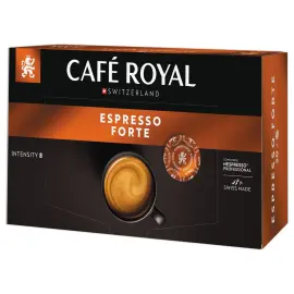 50 Capsules DISC caf&eacute; CAFE ROYAL Professionnel Espresso Fort 