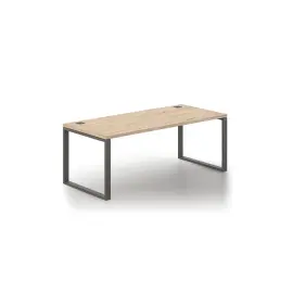 Bureau direction Milan - L180 - M&eacute;tal et ch&ecirc;ne 