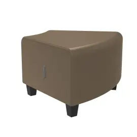Pouf d'angle - Taupe - Alba 