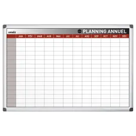 Planning annuel magn&eacute;tique s&eacute;rigraphi&eacute; - Bi-Office 