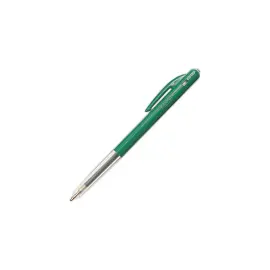 Stylo bille r&eacute;tractable M10 - &Eacute;criture moyenne - Vert - BIC 