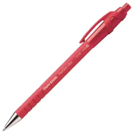 Stylo bille r&eacute;tractable Flexgrip &eacute;criture moyenne - Rouge - PAPERMATE 
