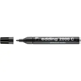 Marqueur permanent 2000 - Pointe ogive - Noir - EDDING 