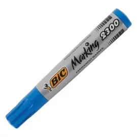 Marqueur permanent Marking 2300 - Pointe biseau - Bleu - BIC 