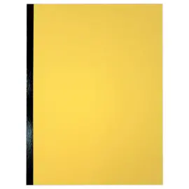 10 Chemises dos renforc&eacute; large - Soufflet 3 cm - Carte 300g - Jaune 