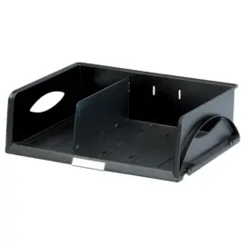 Corbeille &agrave; courrier modulable sorty - A4 - Noir - LEITZ 