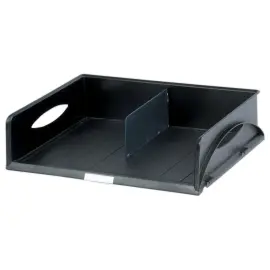 Corbeille &agrave; courrier modulable - A3 - noir - LEITZ 
