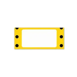 Paravent d'&eacute;tiquettes en continu 107 x 48,8 mm - 3000 &eacute;tiq/bo&icirc;te 