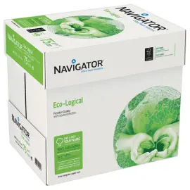 5 Ramettes de 500 feuilles A4 Eco-logical 75g - Navigator 