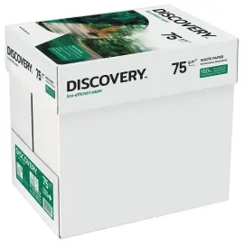 5 Ramettes de papier blanc A3 - 75g - DISCOVERY 