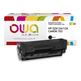 Toner eq. HP Q2612A, CANON 703 Std - Noir - OWA 