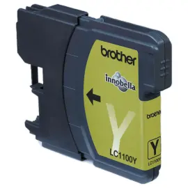Cartouche jet d'encre BROTHER jaune LC1100Y 