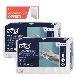 24 Recharges d'essuie-mains Tork Xpress Z H2 compress&eacute; - TORK 