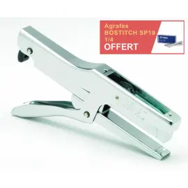 Pince agrafeuse chrom&eacute;e P3 - Bostitch 