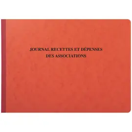 Piq&ucirc;re 27x38cm - Journal des Recettes D&eacute;penses des Associations 80 pages - EXACOMPTA 