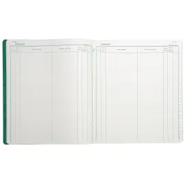 Piq&ucirc;re 32x27cm Enregistrement du courrier 26 lignes 80 pages - EXACOMPTA 
