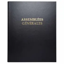 Reliure registre 32x26cm 4 anneaux avec recharge de 100 feuillets - Assembl&eacute;es g&eacute;n&eacute;rales - EXACOMPTA 