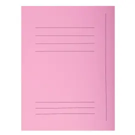 Paquet 50 chemises imprim&eacute;es 3 rabats SUPER 210 - 24x32cm - Rose - EXACOMPTA 