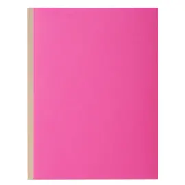 Paquet de 10 chemises &agrave; soufflet dos toil&eacute; ROCK''S 320g/m2 - 24x32cm - Rose - EXACOMPTA 