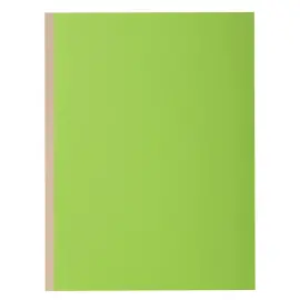 Paquet de 10 chemises &agrave; soufflet dos toil&eacute; ROCK''S 320g/m2 - 24x32cm - Vert - EXACOMPTA 