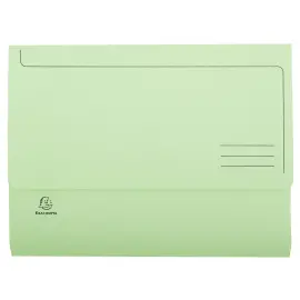 Paquet de 50 chemises poche SUPER 210 - 24,5x32,5cm - Vert clair - EXACOMPTA 