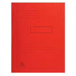 Chemise imprim&eacute;e &agrave; 2 rabats Forever&reg; 290g/m&sup2; - 24x32cm - Rouge - EXACOMPTA 