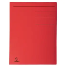 Chemise imprim&eacute;e 3 rabats Forever&reg; 280gm&sup2; - Folio - Rouge - EXACOMPTA 
