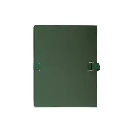 Chemise dos extensible papier - 24x32cm - Vert fonc&eacute; - EXACOMPTA 