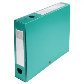 Boite de classement &agrave; pression Dos 60mm polypropyl&egrave;ne 7/10e Opaque - A4 - Vert - EXACOMPTA 