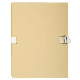 Chemise dos extensible papier 24x32cm - film&eacute;e par 5 - Mastic - EXACOMPTA 