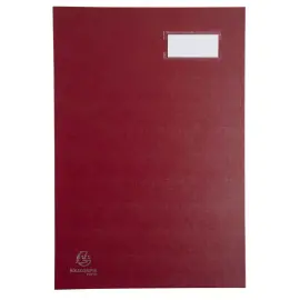 Parapheur direction dos &agrave; soufflets 24 x 35 cm - 20 compartiments - Rouge - Exacompta 