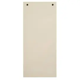 Paquet 100 fiches intercalaires horizontales unies perfor&eacute;es Forever - 105x240mm - Bulle - EXACOMPTA 
