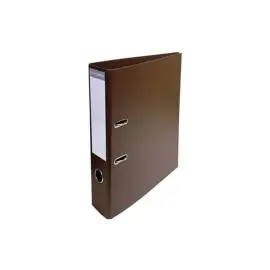 Classeur &agrave; levier export PVC A4 dos de 70mm. - Marron - EXACOMPTA 