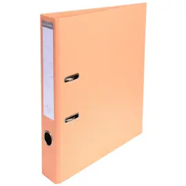 Classeur &agrave; levier PVC A4 dos de 50mm. - Saumon - EXACOMPTA 