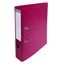 Classeur &agrave; levier PVC A4 dos de 70mm. - Fuchsia - EXACOMPTA 
