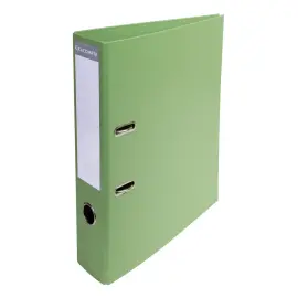 Classeur &agrave; levier PVC A4 dos de 70mm. - Vert anis - EXACOMPTA 