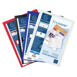 Chemise de pr&eacute;sentation polypropyl&egrave;ne souple Krea Cover - A4 - Couleurs assorties - EXACOMPTA 