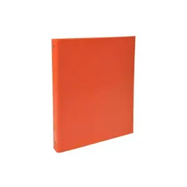Classeur rembord&eacute; polypropyl&egrave;ne 4 anneaux 30 mm - A4 - Orange - Exacompta 
